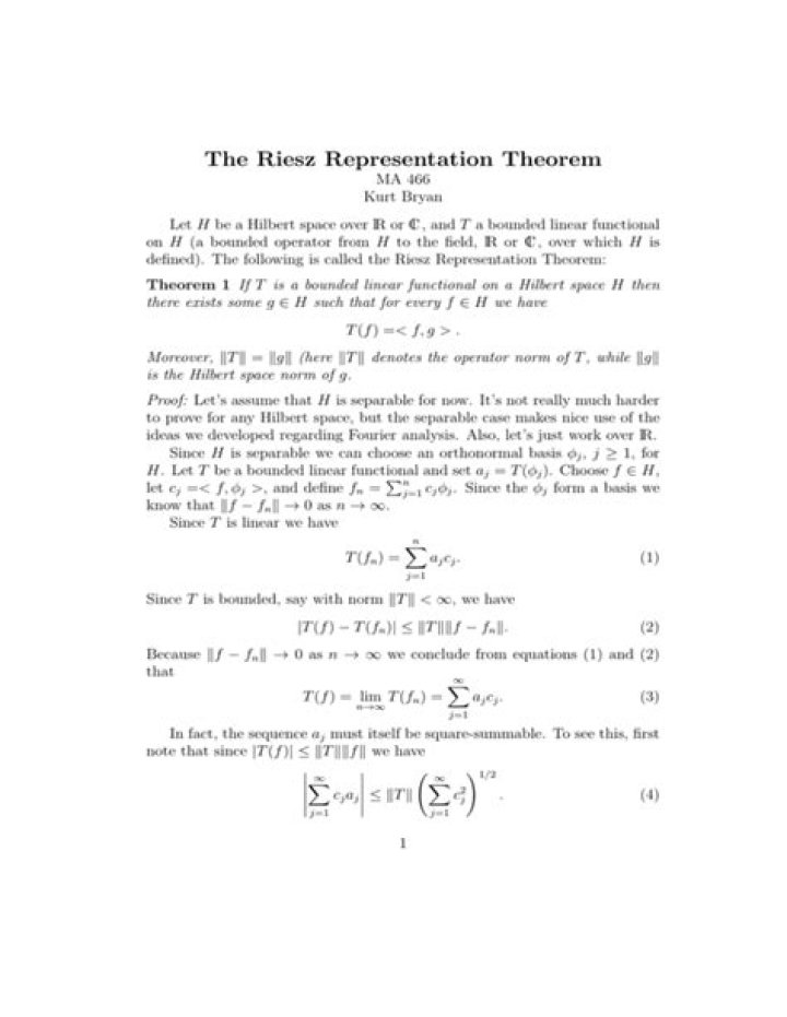 Why does riesz representation for Hilbert spaces give antilinear isomorphism