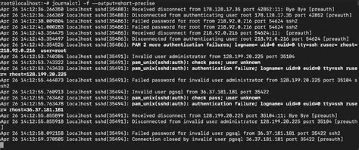 Why does the output of journalctl sometimes include 'skipping...'