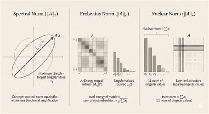 Why does the spectral norm equal the largest singular value?