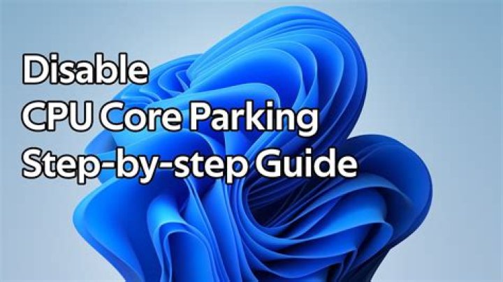 Why does Windows 10 have CPU core parking disabled?