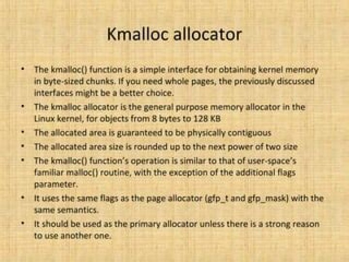 Why driver programming prefer kzalloc over kmalloc