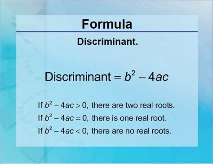 Why, in the rules regarding the discriminant determining whether roots are real or not, does it matter that the quadratic has real coefficients?