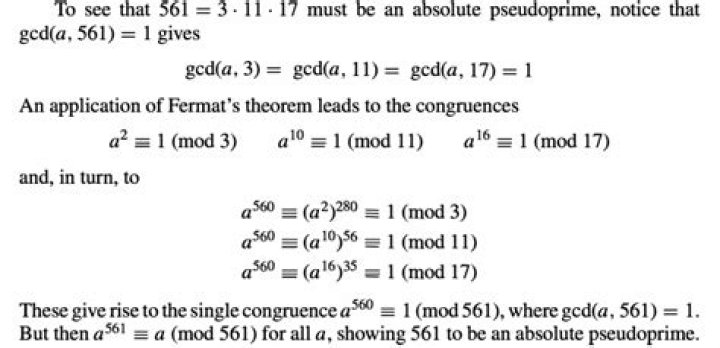 Why is $ 561 = 3*11*17 $ the smallest Carmichael number?