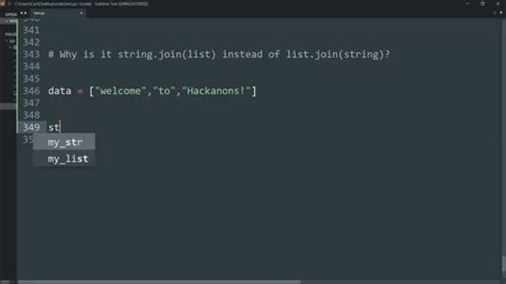 Why is it string.join(list) instead of list.join(string)?