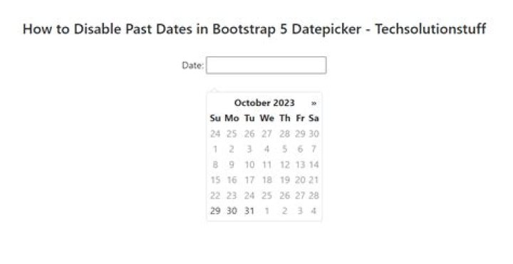 Why is my Bootstrap date-picker not working?