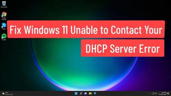 Why is my DHCP Server not running