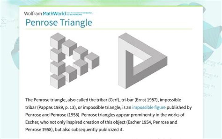 Why is the Penrose triangle 