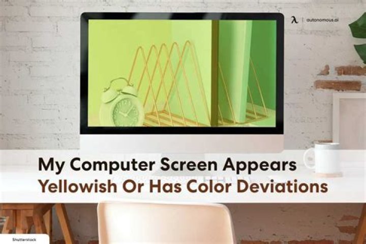 Why little yellow tint on display?