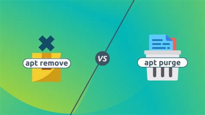 Why use the command apt-get --purge remove over apt-get purge in Linux?