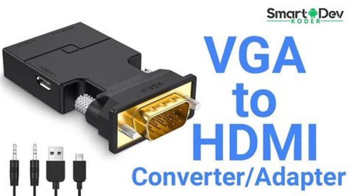 Will an HDMI to VGA connector work?