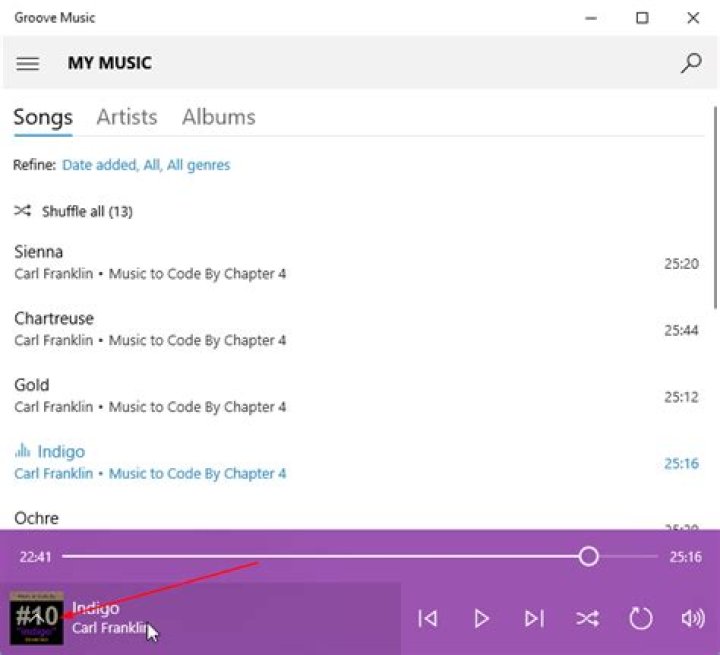 Windows 10 Groove Music player: Mini version?