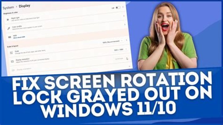 Windows 10 Lock Screen controls grayed out