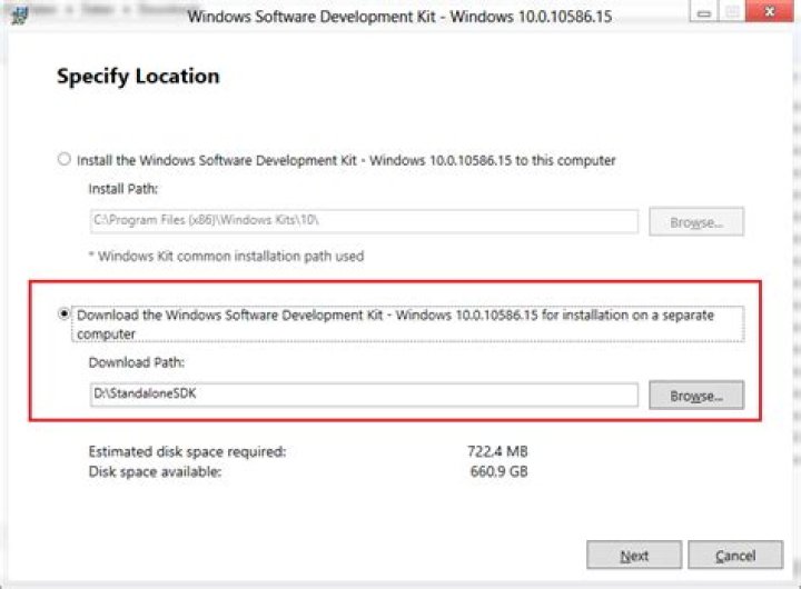 Windows 10 sdk offline installer?