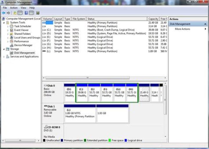 Windows 7 doesn't recognize the hard drive Ubuntu is on