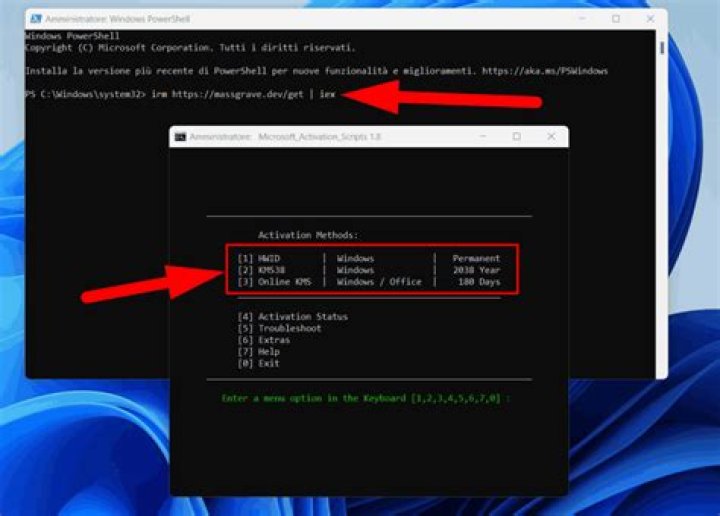 Windows Activation Powershell Script