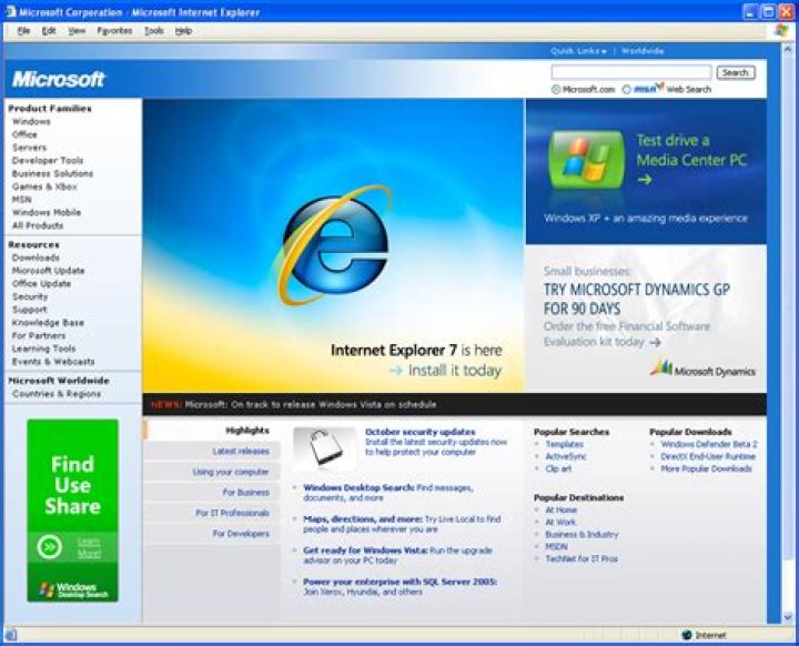 Windows Internet Explorer through Wine