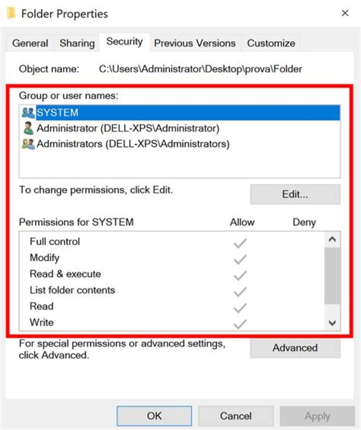 Windows: List files and their permissions (access) in command line