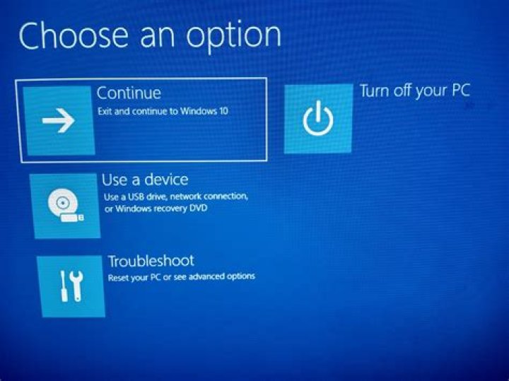 Windows PC starting up and opens 