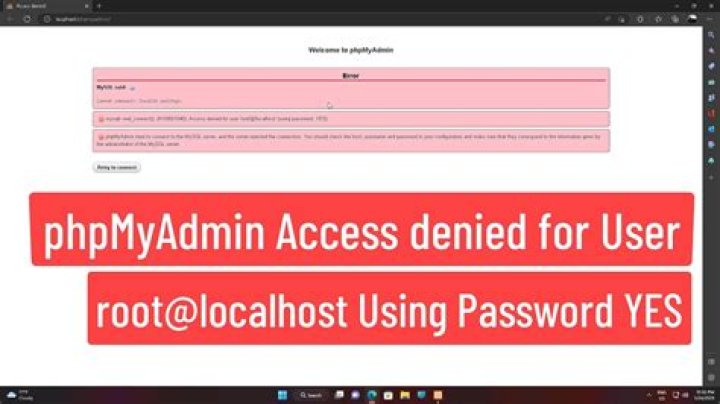 With Adminer.php I get a Access denied for user 'root'@'localhost' error. Ubuntu 18.04