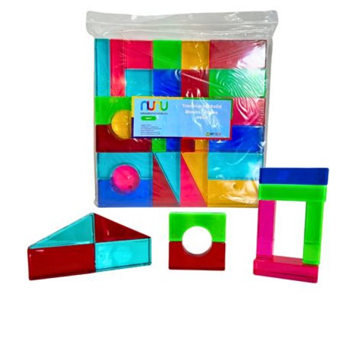with only solid blocks