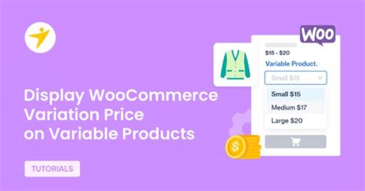 Woocommerce get variation product price