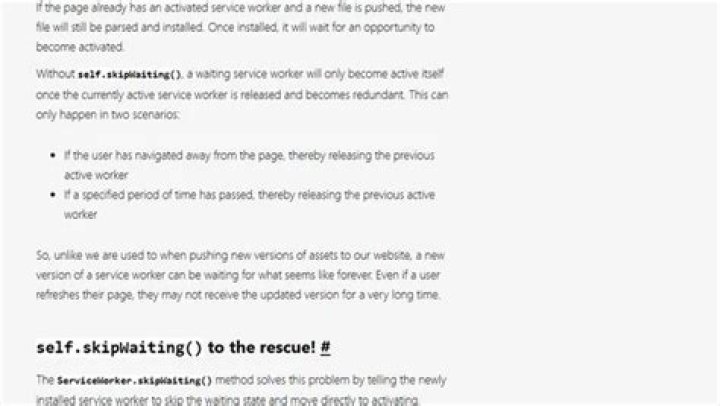 Workbox: the danger of self.skipWaiting()