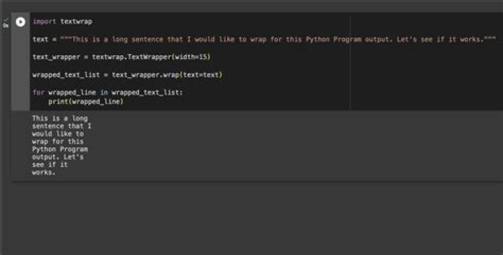 Wrap Text in Python IDLE