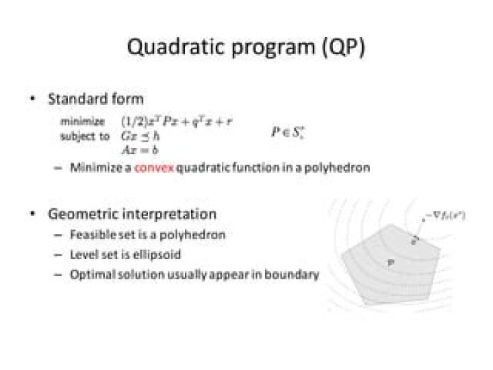 Writing a convex quadratic program (QP) as a semidefinite program (SDP)