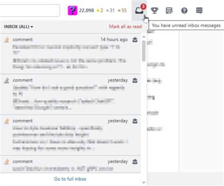 wrong counter unread