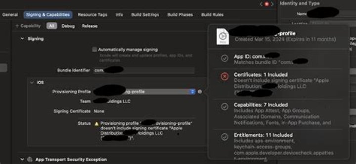 Xcode Check Dependencies Error: OneSignalNotificationServiceExtension requires a provisioning profile