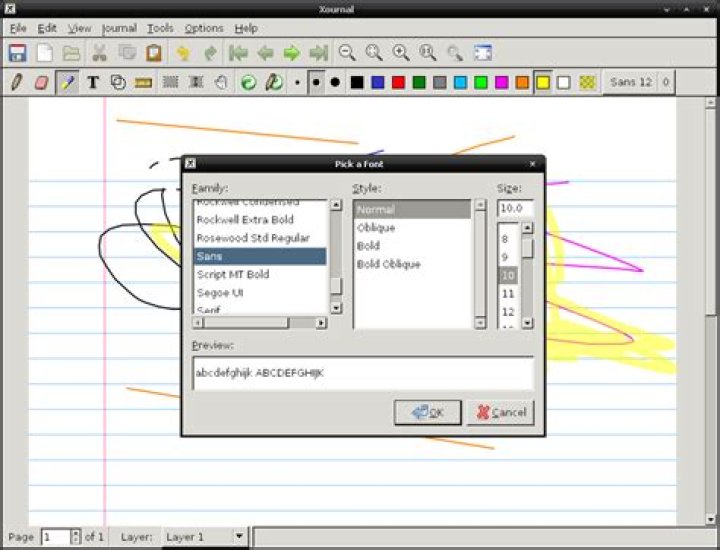 xournal screenshot