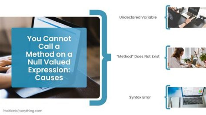 You cannot call a method on a null-valued expression